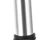Compact Bike Pump Hand Pump Easy Pumping Portable Practical Tyre Pump Bicycle Pump for Cycling Mountain Bicycles (Silver)