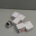 Gisafai 6 Pack Steam Radiator Air Valve #4 1/8" Steam Air Vent Angle Mount Heat Regulator Valve Chrome Plated Copper Vent for Winter Radiator Parts