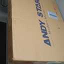 ANDY STAR Wall Mirror for Bathroom, 30x36 Matte Black Bathroom Mirror, Modern Stainless Steel Metal Frame Rounded Corner Rectangle Mirror for Vanity