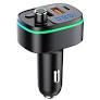 ZGear FM Transmitter & Fast Charging Car Charger - 12 watt 2.4 amp Aux & USBport