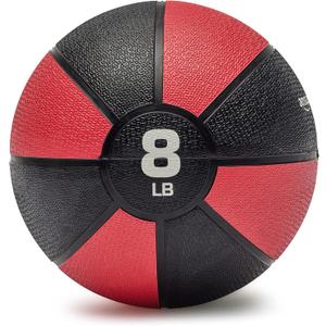 Amazon Basics Weighted Medicine Ball for Core Strength, Strength Training, Full-Body Workouts and Balance Exercises 8LB