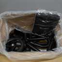 Economy Knee Scooter Steerable Knee Walker for Foot Injuries Compact Crutch Alternative with Dual Braking System (Black)