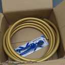 16ft Long 20mm Diameter Flexible Pipe PVC Tubing - Bendable Pipe Stem for Artificial Flowers Stem, Balloon Arches, Floral Wedding Decor, DIY Crafts, Cosplay Props (Gold (16ft+1PCS Tubing Scissor))