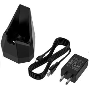 Charging Dock for MANSCAPED The Beard Hedger with AC Adapter, Charger Dock Only Fit with MANSCAPED Premium Men's Beard Trimmer with 4.9FT USB Cable