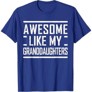 Grandpa from Granddaughters Awesome Like My Granddaughters T-Shirt Size S