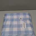 Maymiss Checkered Tablecloth Rectangle, 2 Pack Gingham Table Cloths Waterproof Wrinkle Free Buffalo Plaid Table Covers Washable for Dining, Parties & Outdoor Picnic(Light Blue and White, 60"×84") Pack of 3