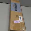 Warm Gold Curtain Rods for Windows 72 to 144 Inches Adjustable Length Heavy Duty 1" Diameter Brass Bronze Long Window Curtain Rod with Solid Metal Finials for Outdoor Farmhouse Bedroom Living Room