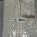 4 Pack Foldable Bed Sheets Set Organizers and Storage(King & Queen Size),Linen Fabric Closet Organizers with Window,Folding Bedding Storage Box for Bedsheets and Pillow Cube Organizer-Beige