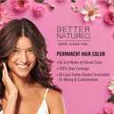 Better Natured Permanent 8NRG Natural Rose Gold Blonde Hair Color Dye - Naturally-derived, Vegan & 100% Gray Coverage that Lasts up to 8 Weeks
