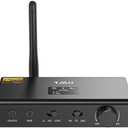 1Mii DS700 HiFi Bluetooth Audio Transmitter Receiver for TV, Long Range Wireless Adapter with Audiophile DAC, LDAC/aptX HD/aptX LL, OLED Display, Optical & Coaxial Input/Output, RCA Output Only : Electronics