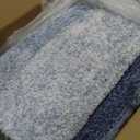 OLANLY Large Bathroom Rugs Mat 44x32, Extra Soft Absorbent Microfiber Bath Rugs, Rubber Backing, Quick Dry, Machine Washable Bath Mats for Bathroom Floor, Tub and Shower, Home Decor Accessories, Blue
