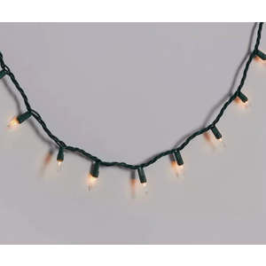 50ct Incandescent Mini Christmas String Lights with Green Wire - Wondershop 50ct Incandescent Mini Christmas String Lights with Green Wire - Wondershop