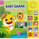 Baby Shark Animal Songs 10 Button Sound Book | Learning & Education Toys | Interactive Books for Toddlers 1-3 | Gifts for Boys & Girls