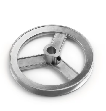Terre Products, Heavy Duty 6" V-Groove Drive Pulley, Precision 5/8" Bore, Robust Z3A Zinc Alloy Die Cast Pulley