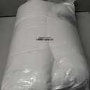 Amazon Basics Down Alternative Bed Pillows, Medium Density For Back and Side Sleepers, King, 2-Pack, White, 36 in L x 20 in W