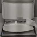 Ergonomic Wireless Keyboard and Mouse Set Creamy Wireless Keyboard Silent Mice Set with Wrist Rest for Computer, Laptop, PC, Mac, Windows (Gray White)