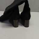 ZXHYZLZ Wide Calf 70s Gogo Boots for Women Plus Size – Tall Knee High Square Toe Chunky Heel Retro Boots Size 12