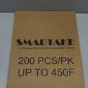 SMARTAKE 200 Pcs Parchment Paper Baking Sheets, 12x16 Inches Non-Stick Precut Baking Parchment, for Baking Grilling Steaming Bread Cup Cake Cookie and More (Unbleached)