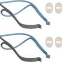 Resmed Airfit P10 Headgear Strap, Replacement CPAP Headgear Compatible with Resmed Airfit P10, 2-Pack (Without Mask)