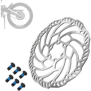 JFG RACING Rear Brake Rotor for Surron Light Bee,203mm Dirt Bike Brake Disc for Dirt Bike Surron Light Bee X/LBX/Surron Light Bee S