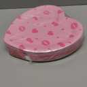 60 PCS Cherry Heart Paper Plates 9" Red Pink Heart Shaped Plates Disposable Cherry Valentines Parties Decorations for Birthday Wedding Bridal Shower Anniversary Galentines Holiday Party Supplies