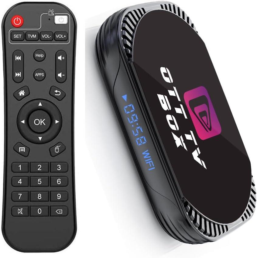 Amlogic S905X4 MXIII X4 Dual WiFi/BT4.0 Android 11.0 4GB RAM 64GB ROM Supports /8K/3D/H.265 1000M