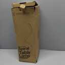 Yarra-Decor Modern Spiral Bedside Lamp - 3 Colors Touch Control LED Table Lamp, Stepless Dimmable Nightstand Lamps for Bedroom Living Room & Office(3000K 4000K 5000K) (Silver)