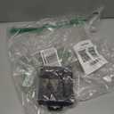 Aulumu A39 Geometric AirPods Pro 3 Case with Lock | Protective Cover with Nylon Buckle | Alloy Armour | Compatible with Apple AirPods Pro 3rd Generation Case (2025)  Black