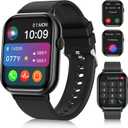 Smart Watches for Men Women (Answer/Make Call), 2.01" HD Screen Fitness Tracker Watch with Blood Pressure/Heart Rate/Sleep Monitor, Smart Watch for Android iOS Phones, IP67 Waterproof Sport Watch