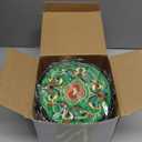 Boao 48 Pcs Fabric Coasters for Drinks Absorbent, 5.12 Inch Cloth Coaster Boho Mexican Bar Coaster Round Vintage Ethnic Floral Teacup Mat Indian Home Decor, Housewarming, Mixed Colors