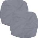 Milisten 2pcs Modern Pu Chair Cover for Dining Room Elastic Chair Protectors Covers Floor Protectors for Dining.  36-48cm/14.17-18.90in