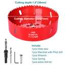 5 Inch / 127mm Hole Saw for Wood, Plastic Board, Ceiling,Drywall, and Metal Sheet - HSS Bi-Metal Hole Cutter with Pilot Drill Bit