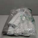 MAXTID Under Door Draft Blocker 36" Door Sealers for Bottom of Door Seal Strip Block Air Double Door Draft Stopper White Door Sweep Noise Cancelling Weather Seal