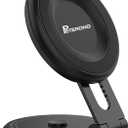 Magnetic Car Phone Holder Mount for Tesla Model 3/Y/Mustang Mach-E Compatible with MagSafe, Car Phone Mount Foldable Invisible Cradle Stand Adhesive 360 for iPhone 16/15/14/13/12 (Black)