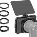 SmallRig Mini Matte Box Lite with Carbon Fiber Top Flag, Compatible with 67mm/ 72mm/ 77mm/ 82mm Lenses for DSLR and Mirrorless Camera