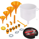 SEDY 19-Piece No-Spill Radiator Coolant Refilling Funnel Kit Spill Proof Radiator Bleeder Kit with Universal Adaptor