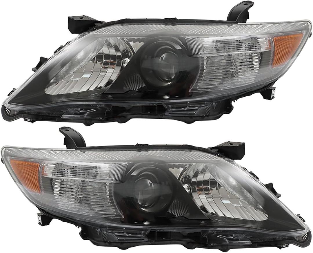 labwork Headlights Replacement for Camry SE 2010 2011 Headlamps Halogen Headlights Passenger and Driver Side
