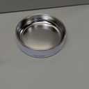 Coldest Dog Bowl - Anti Rust Metal, Non Slip, 3 Layers Insulated Stainless Steel Dog Bowls - Spill Proof & Heavy Duty - Water Bowl for Dogs, Cats & Pets, Dish Washer Safe (21 oz, Epic White)