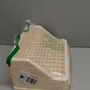 kathson Rabbit Litter Box Trainer Small Animal Potty Corner Toilet with Drawer Pet Cage Pan Litter Bedding Box for Adult Guinea Pig Hamster Bunny Ferret Galesaur Mouse Squirrel (White)