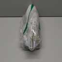 mDesign Steel Square Modern Toilet Bowl Brush and Holder for Bathroom Storage and Organization, Compact Free-Standing Design, Covered Brush - Sturdy, Deep Cleaning - Citi Collection - Soft Brass