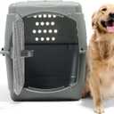 Petmate Sky Kennel - For Air and Travel, Airline Compliant Dog Crate for Pets up 70-90 lbs, Heavy Duty Dog Kennel, Made in the USA- 40 Inches