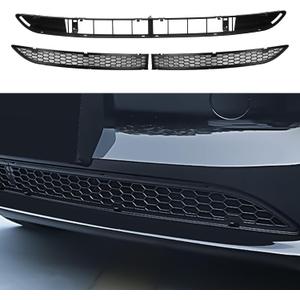 PSLER Front Bumper Grill Mesh - Fit for 2024 2025 Model 3 Highland Front Bumper Lower Grille Front Mesh Grille Lower Bumper Grill Cover for Model 3 Refresh Accessories 2024 2025