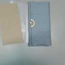 Leather Wallet for Women Trifold Womens' RFID Blocking Wallet Card Holder Purse Clutch with Zipper Coin Pocket,Light Blue