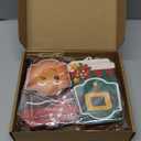 Motiskyy 12 Pcs Christmas Gift Card Holder Christmas Ornaments Cup Shaped Wood Gift Card Holder Thank You Gifts Xmas Gifts Xmas Decor for Winter Holiday Party Supplies