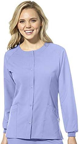 WonderWink Women's F Pacblu Simplysft Straight-Leg Cargopnt (3X, Ceil Blue)