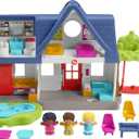 Fisher-Price Little People Toddler Toy Friends Together Play House Pretend Playset with Learning Songs for Preschool Kids Ages 1+ Years