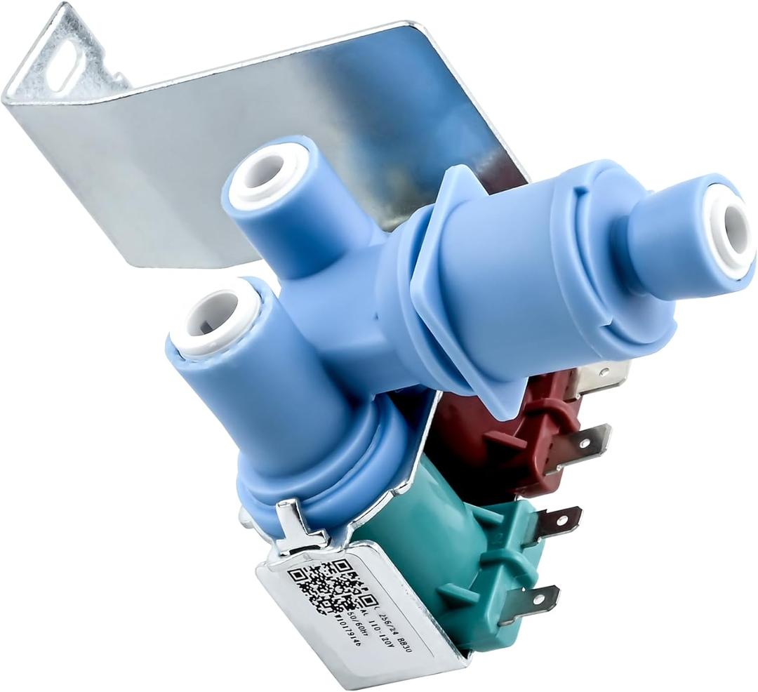 W10179146, WPW10179146 Water Inlet Valve Compatible with whirlpool, kenmore, maytag, amana, kitchen aid and ikea Refrigerator(not all models), Replacement: W10155357, 1546655, AP6016381, PS11749668, Small
