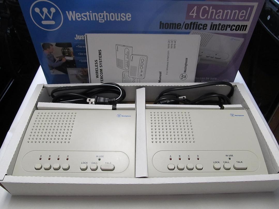 Novi Wireless Intercom 3 Channel A B C Intercom Model WI-3, 1 Pack