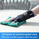 Velpeau Carpal Tunnel Wrist Brace with Thumb Support for Right and Left Hands, Thumb Spica Splint for De Quervain's Tenosynovitis, Sprain, Injuries, Tendonitis, Arthritis, Wrist Pain (Left Hand, L)