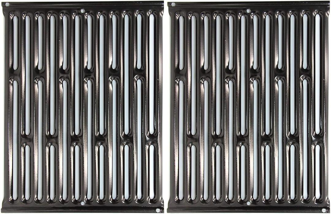 7523 15" Porcelain-Enameled Cooking Grates Replacement for Weber Spirit E-210, Spirit S 200/210, Spirit 500, Genesis Silver A Gas Grill (15 x 11 5/16), 2 Grates/Set